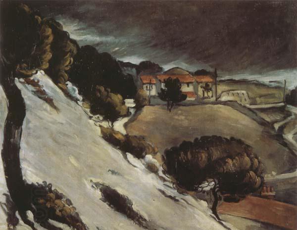 Paul Cezanne Snow Thaw in LEstaque China oil painting art